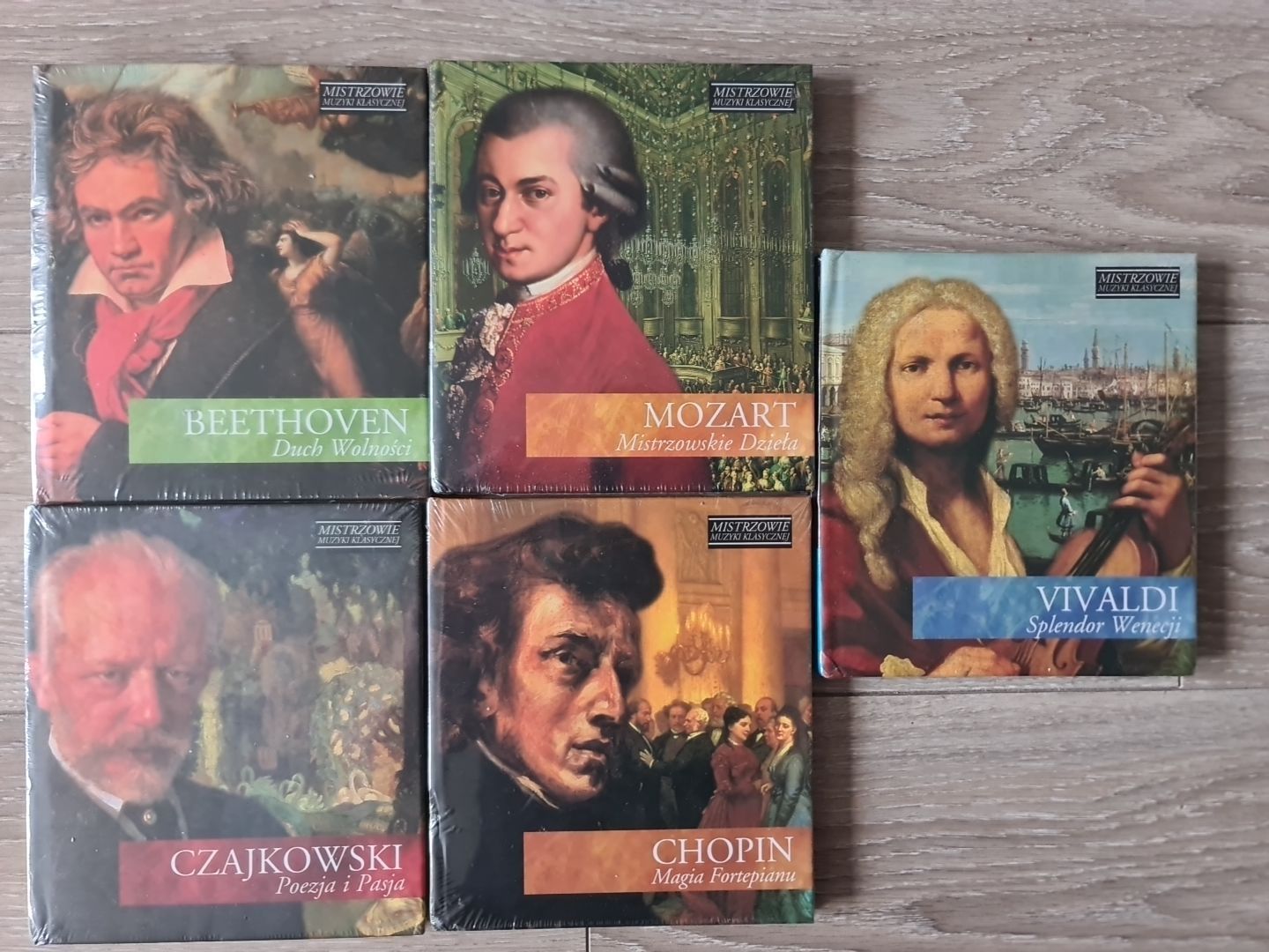 Zestaw płyt CD 36 z muzyka klasyczna Mistrzów Mozart Chopin Beethoven