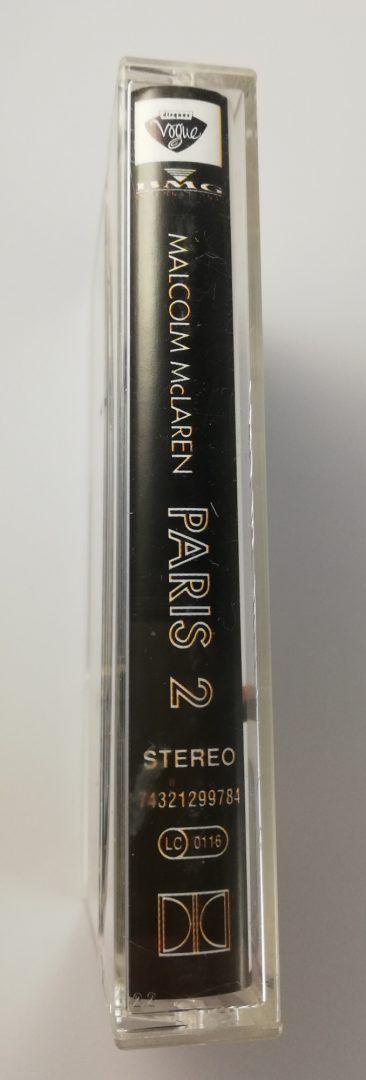 Stara kaseta magnetofonowa kolekcjonerska Paris 2 Malcolm McLaren