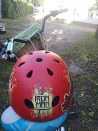 Kask na rower iron man.