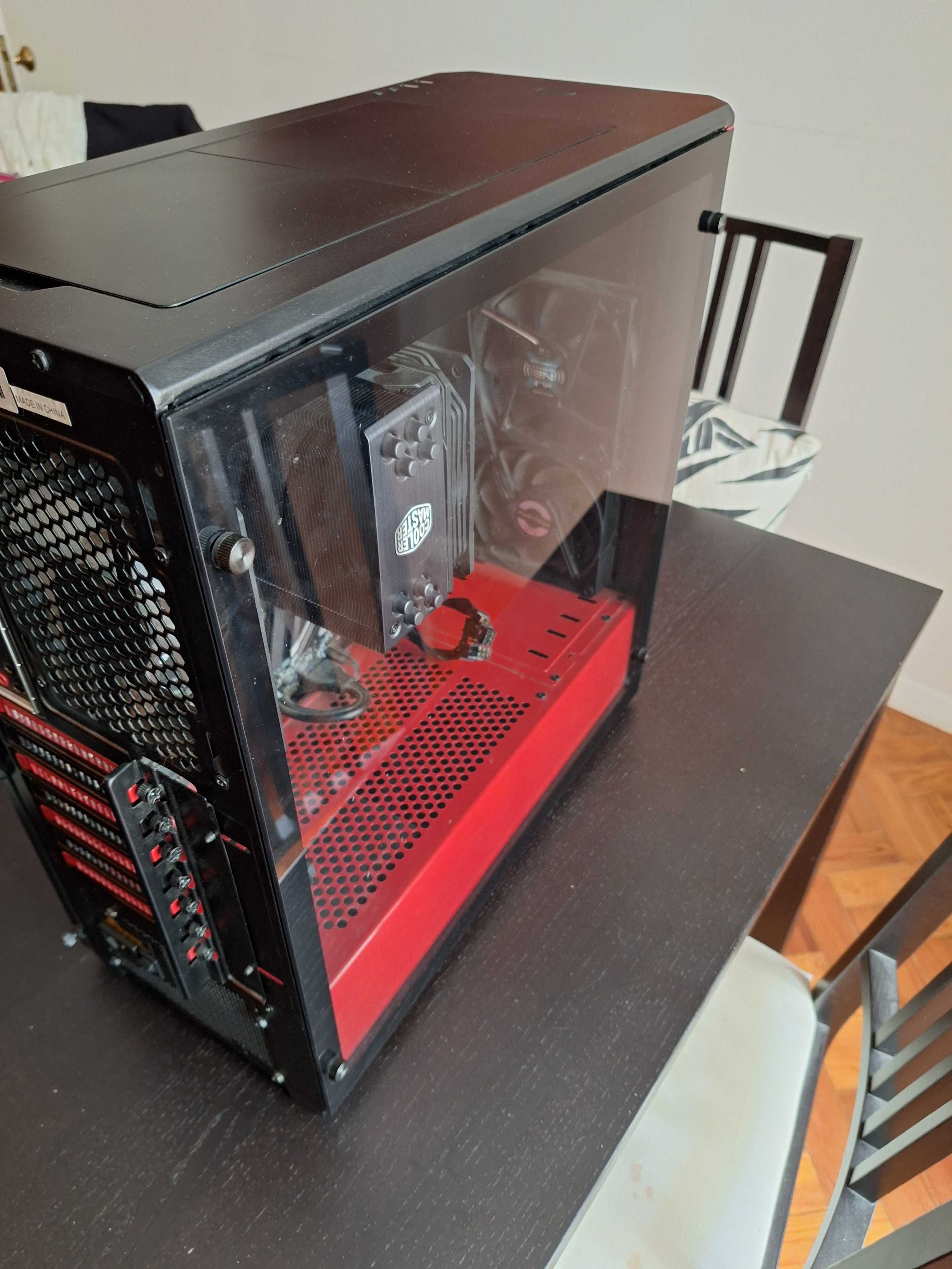 PC Torre Desktop - Ryzen 5 3600 + MB + 1 SSD + 1 HDD + RAM + Fonte