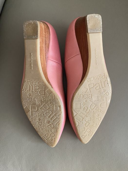 Czółenka półbuty na koturnie