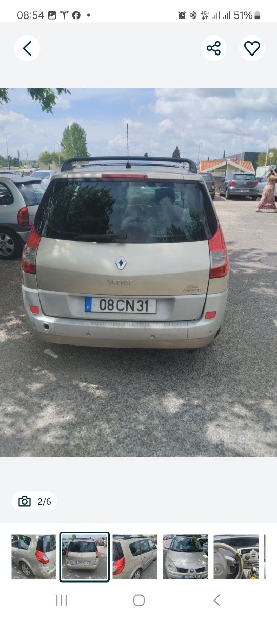 Grand senic 2.0dci troco