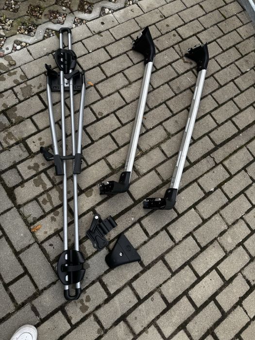Bagażnik dachowy thule + mocowanie na rowery