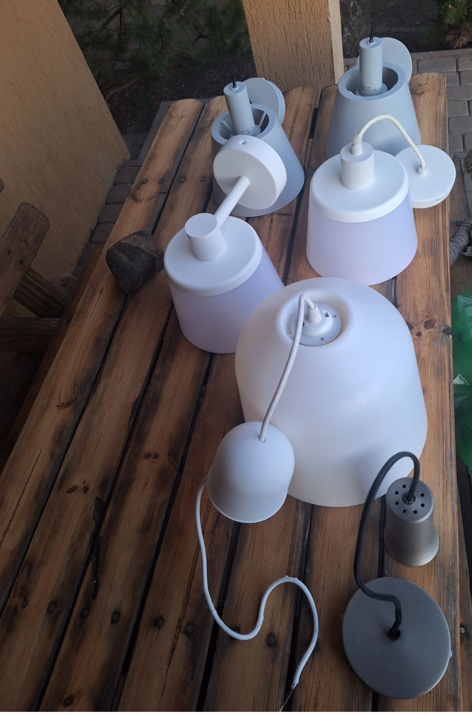 Zestaw lamp wiszących,  ściennych  6 szt