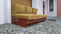 Sofa Kanapa Art Deco ART DECO retro J. HALABALA czechosłowacja Vintage