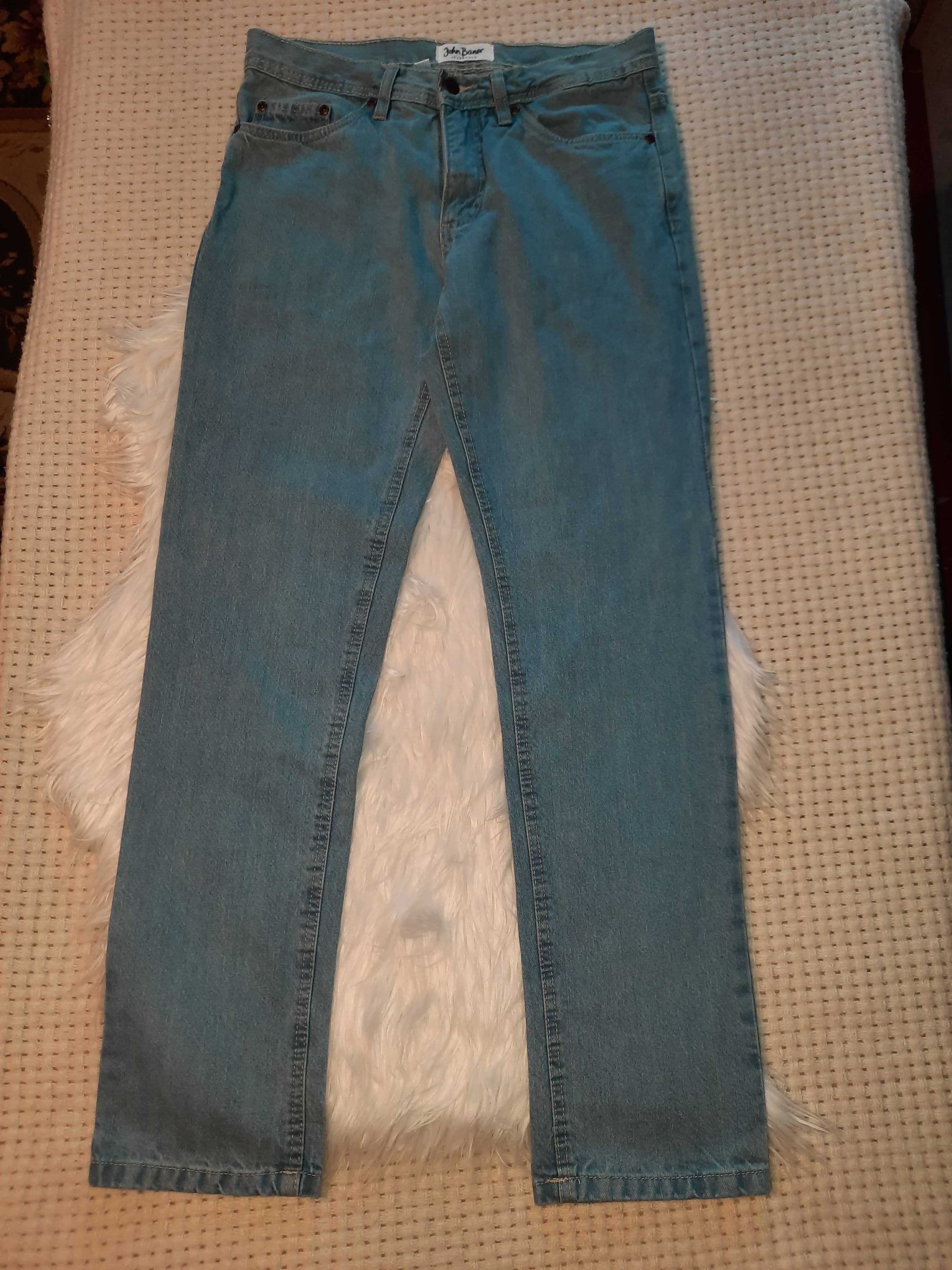 Классные джинсы коттон John Banner S M   46  завышенная талия посадка