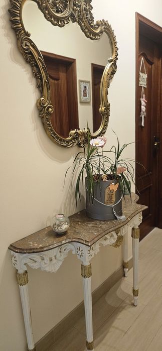 Espelho dourado mais cardêcia