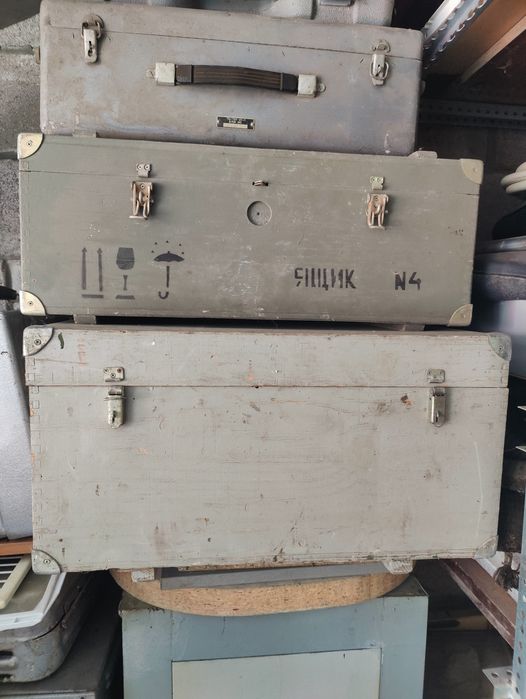 Ящики металеві, дерев'яні ссср