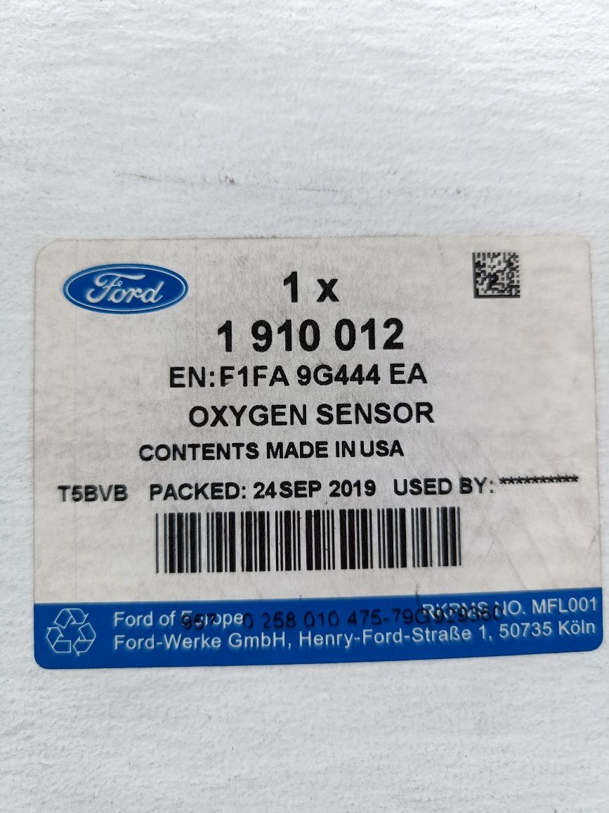 Ford sonda lambda 1.5 EcoBoost F1FA-9G444-EA Focus Kuga C-Max nowa