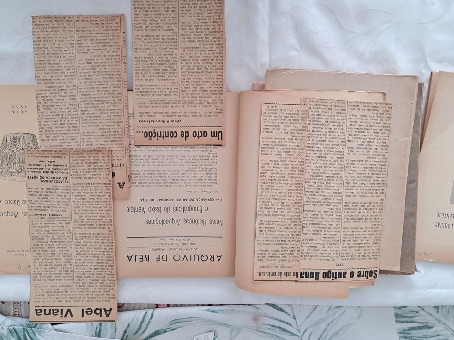 Abel Viana, vários livros de Arquiológias e Etnográficas Baixo Alentej