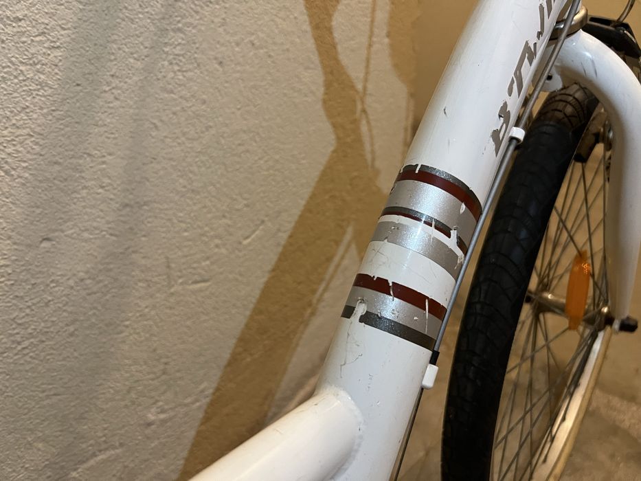 bicicleta branca poply 330