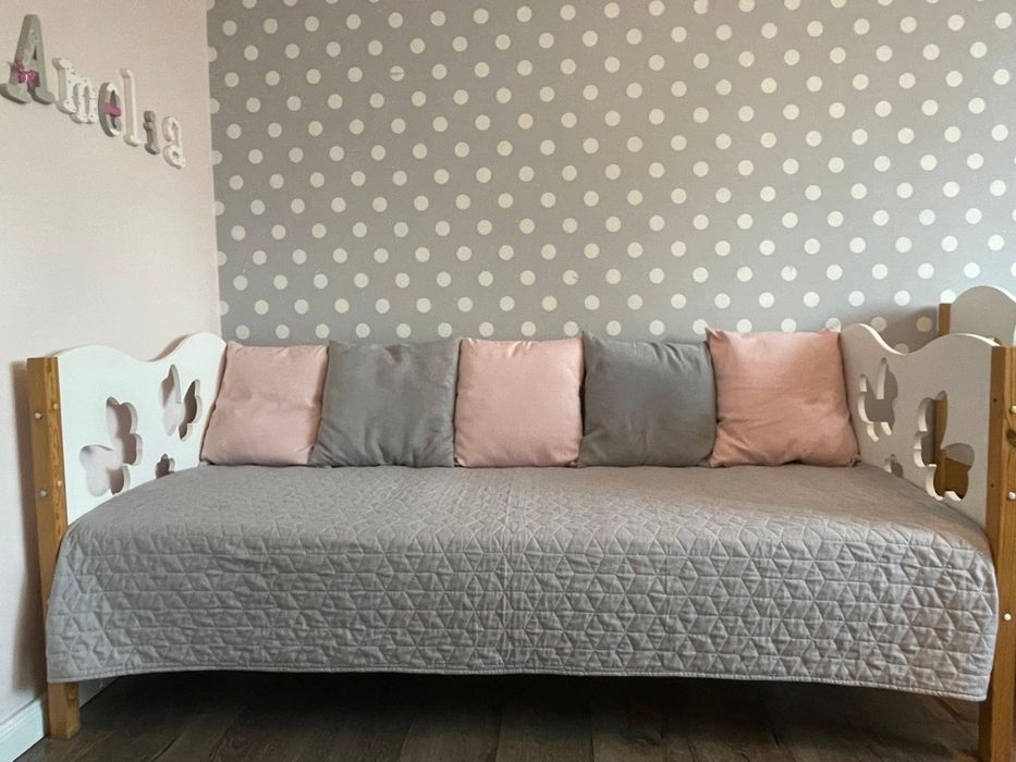 Łóżko piętrowe z możliwością rozłożenia na dwa pojedyncze + materace +