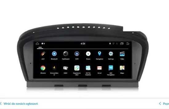 Radio Android 11 BMW serii 5 E60 E61 E62 E63 serii 3 E90 E91