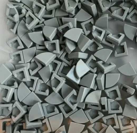 Lego 25269 Tile ćwiartka 1x1 J. Szary 20 szt. Nowe