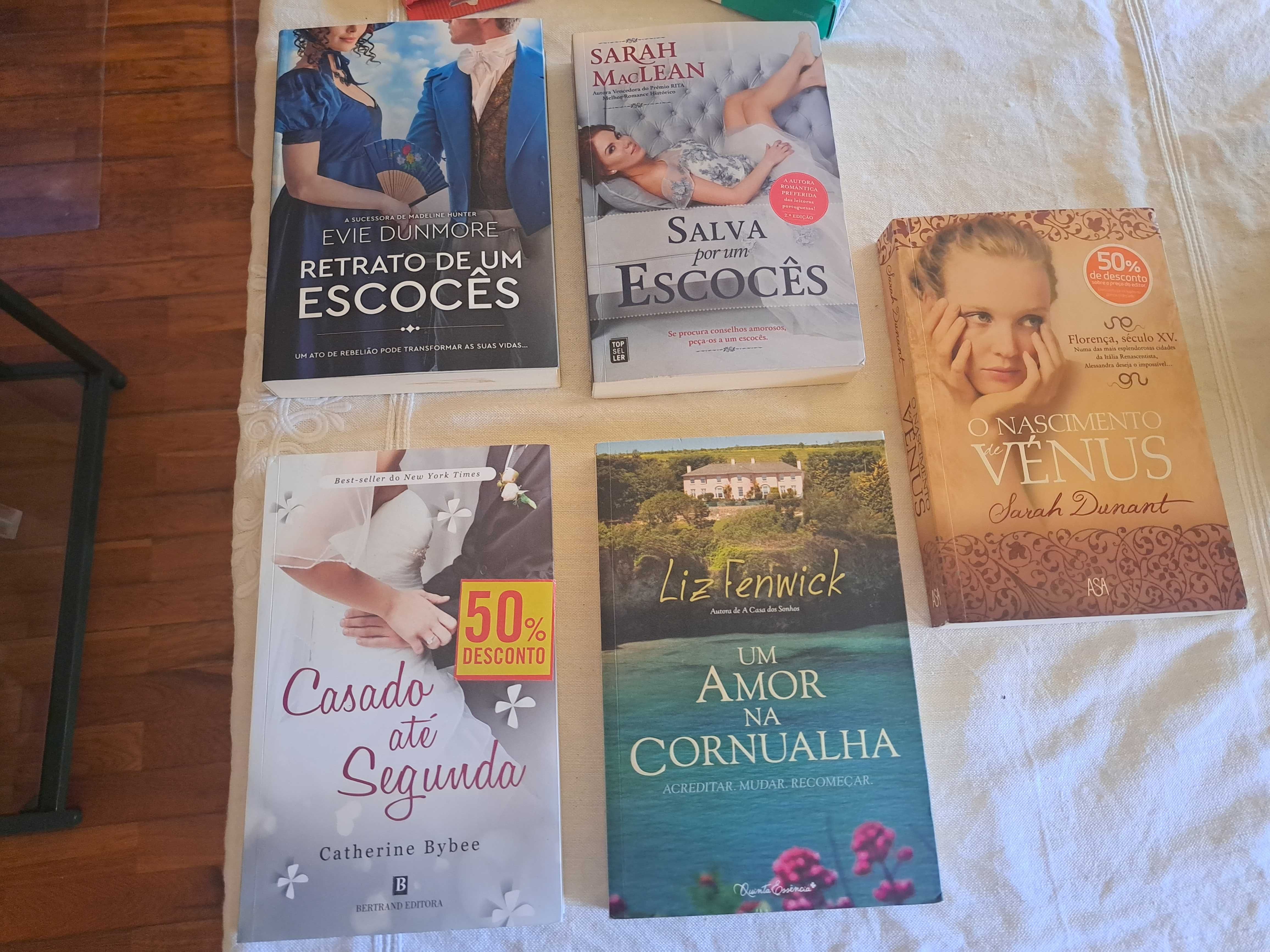 Venda de livros de Romance