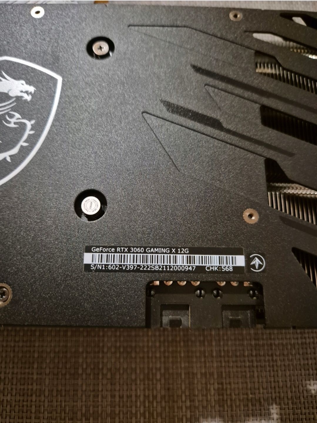 Karta graficzna MSI GeForce RTX 3060 GAMING X 12 GB