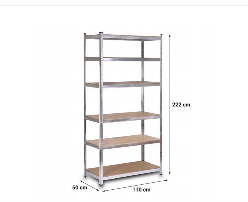 Regal magazynowy 222 x 110 x 50
