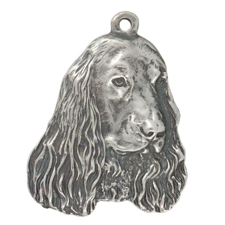 Cocker spaniel angielski I brelok do kluczy posrebrzany Art-Dog