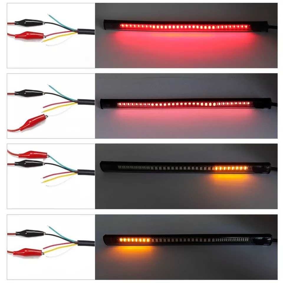 Универсальный задний светодиодный LED фонарь на мотоцикл скутер