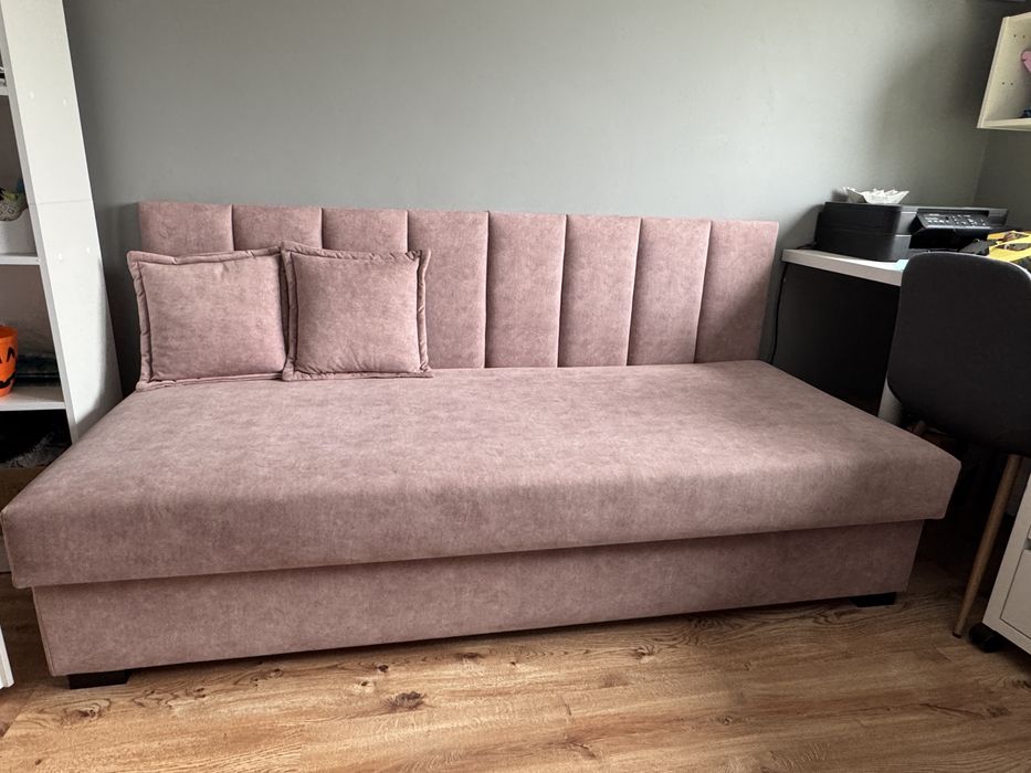 Tapczan, lozko z oparciem, podnoszone 190x80 bardzo dobry