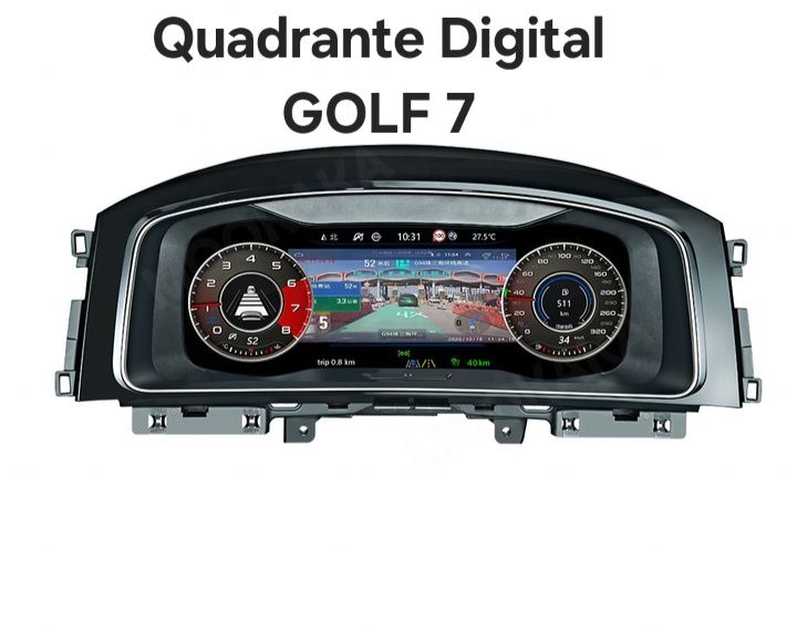 Quadrante Digital VW Golf 7/7.5 (Artigo Novo)