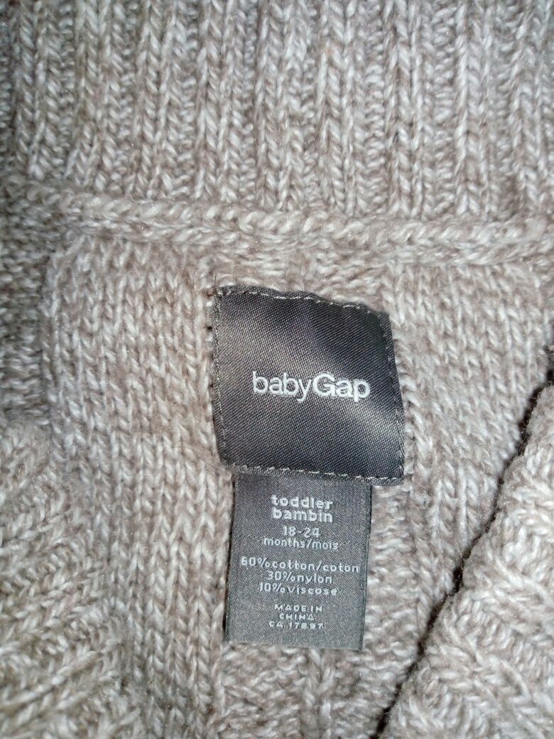 Piękny sweter baby Gap 18-24 miesiące