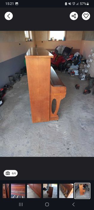 Pianino steingraeber & söhne bayreuth z roku 1949