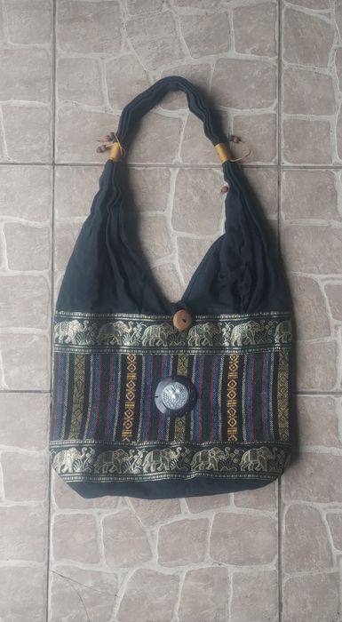 Тайланська сумка бохо зі слонами.