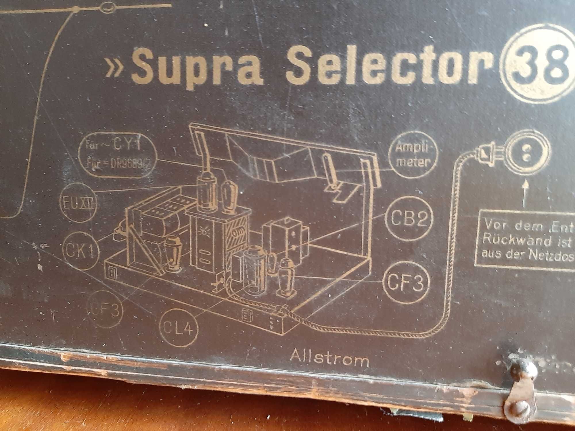 ,  Korting Radio Supra Selector 38