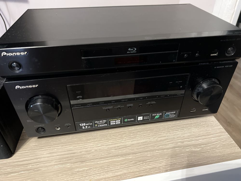 Pioneer kino domowe VSX-521 prlen xestaw