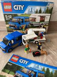 Lego City 60117 Van z przyczepą kampingową kompletny zestaw