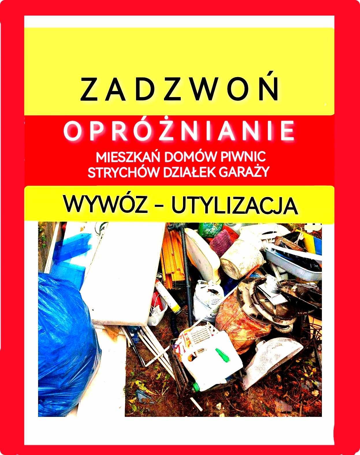 Utylizacja Opróżnianie Mieszkań Opróżnianie Piwnic Wywóz Mebli Śmieci