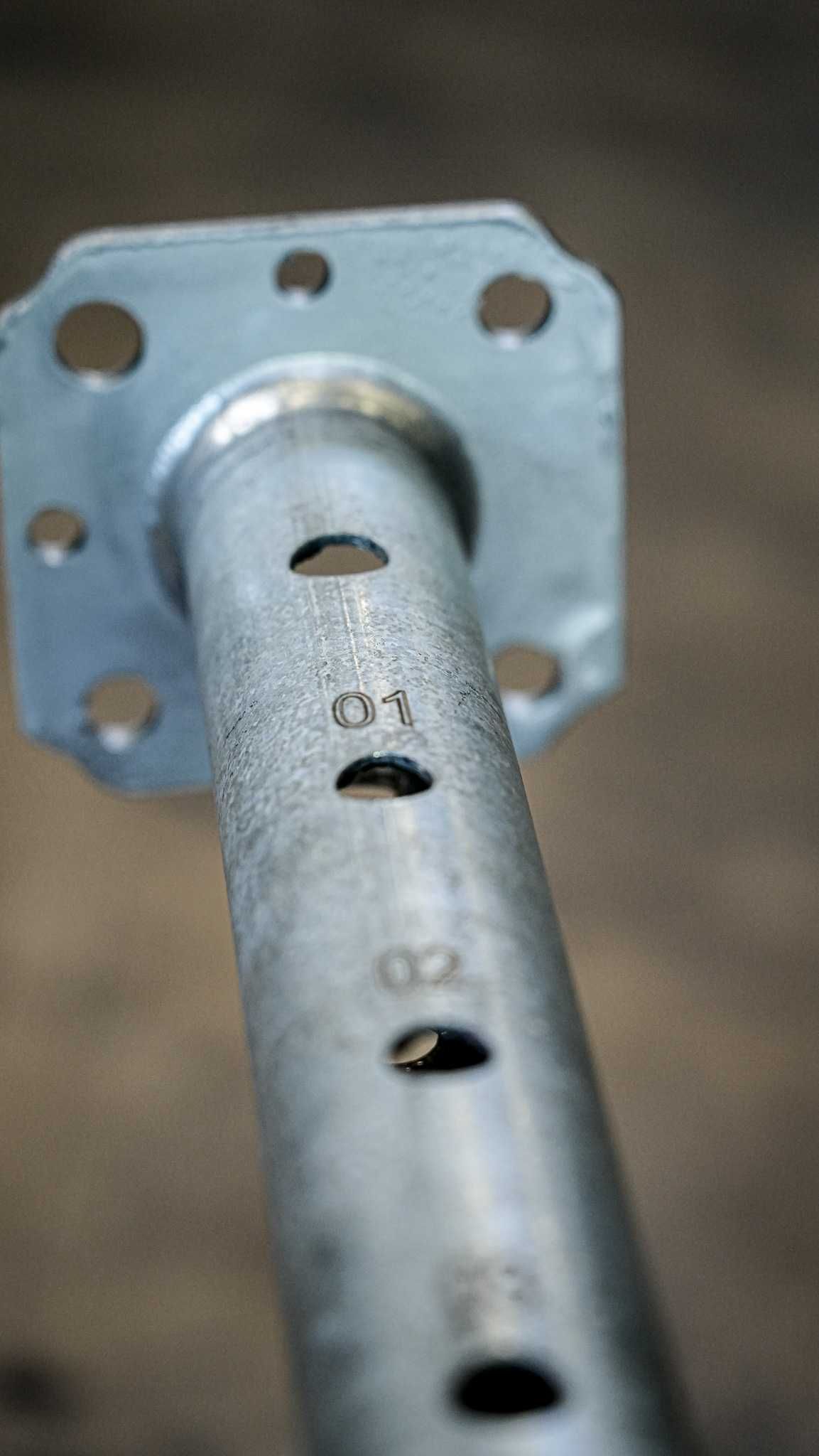 Podpory stropowe D/ 20kN, 3m, ocynk ogniowy, certyfikat EN 1065