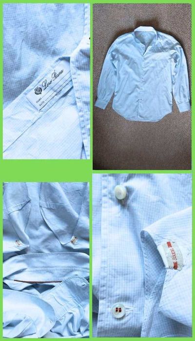 Рубашка мужская 100% хлопок, без нюансов, р. L Loro Piana оригинал