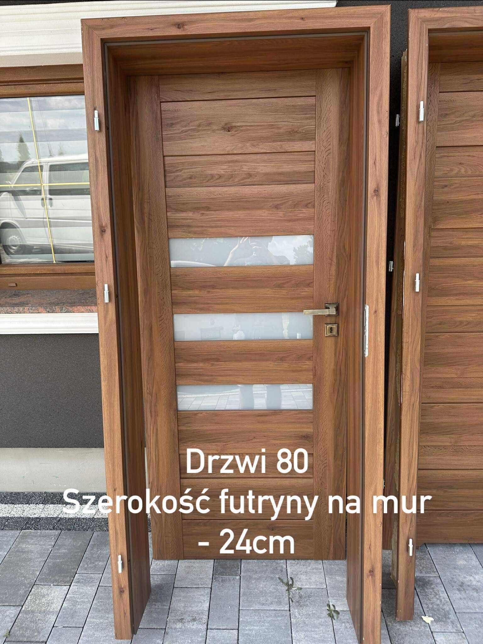 Sprzedam 4 Pary Drzwi Wewnętrznych z Futryną!