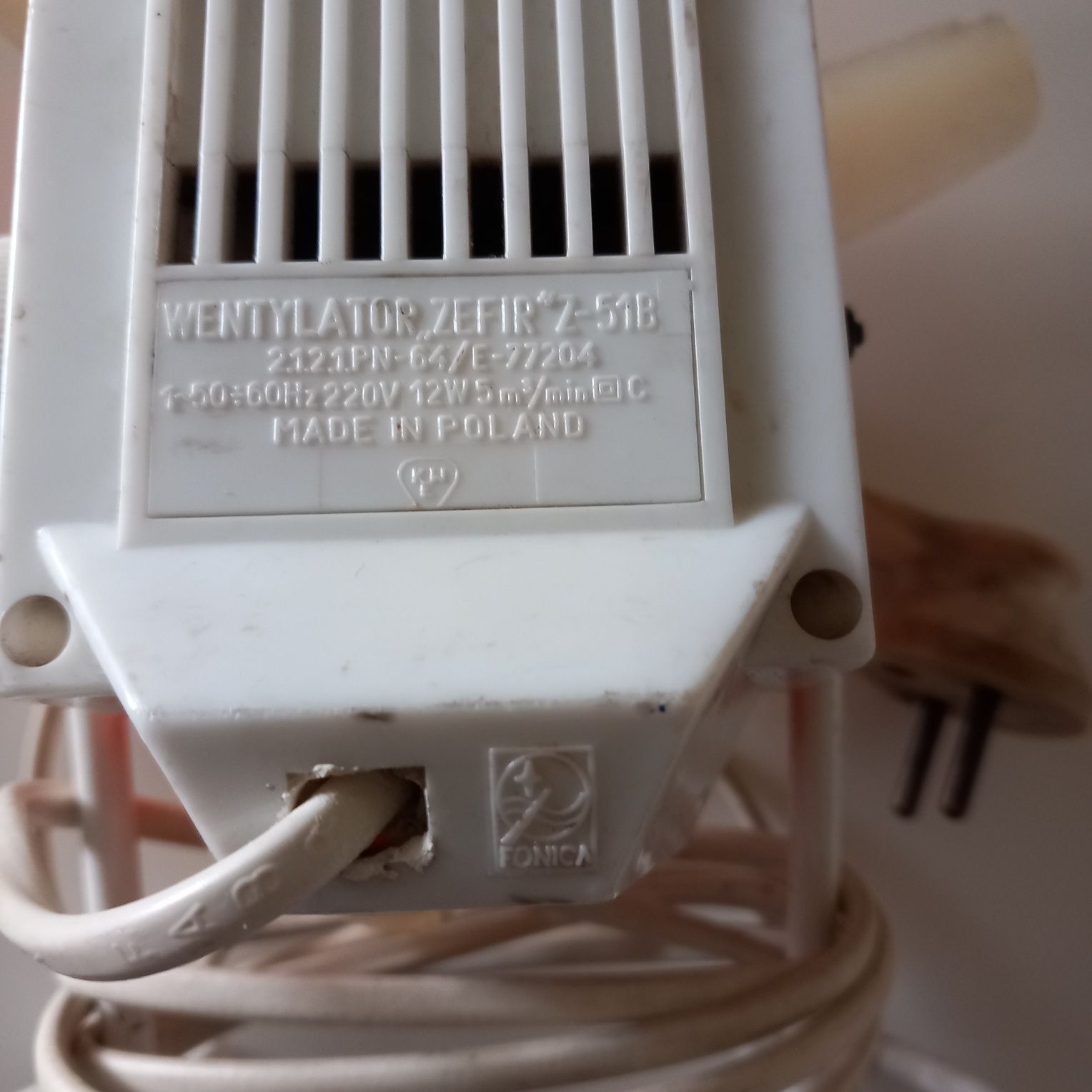 Wentylator Zefir PRL