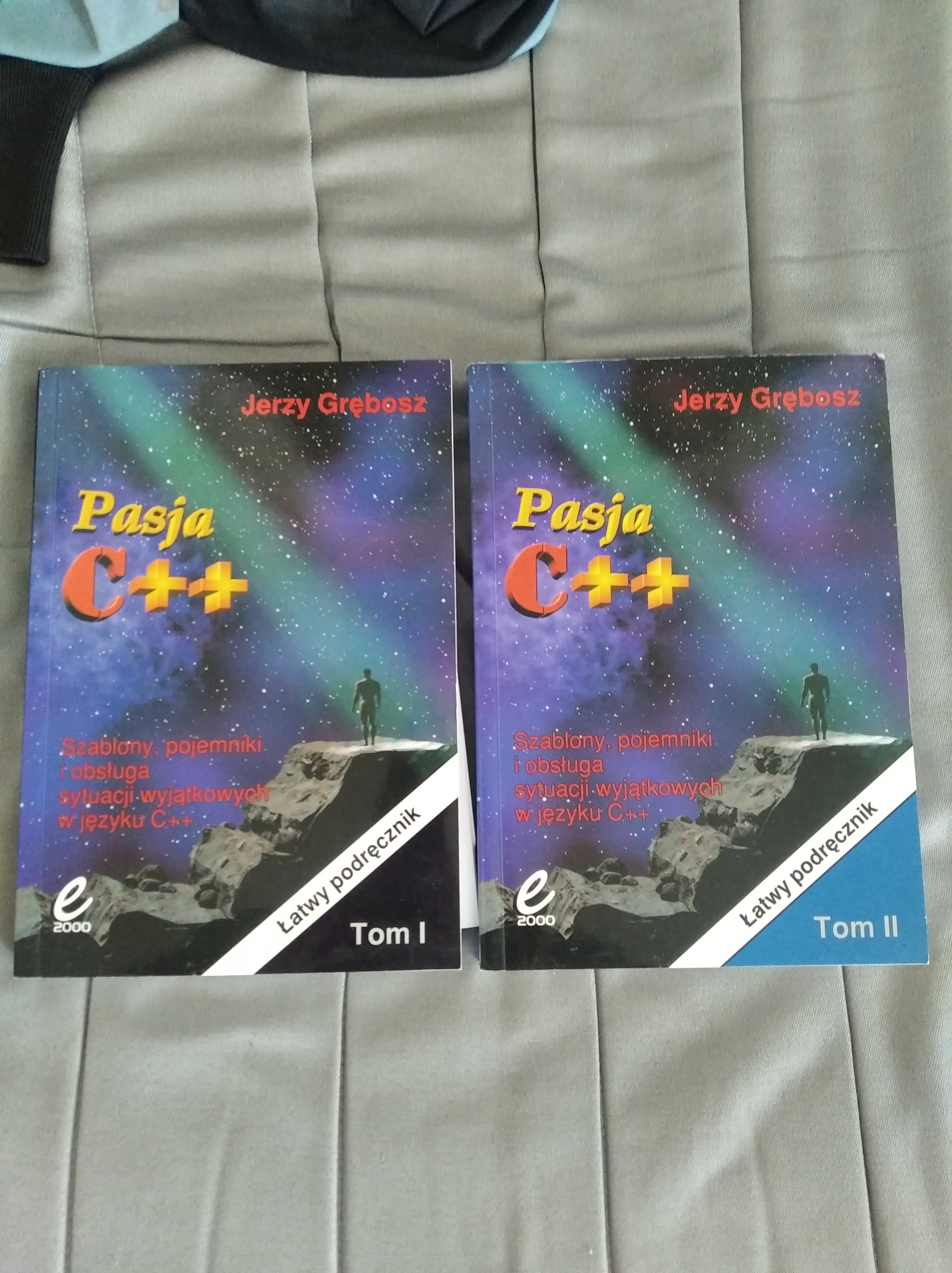 Pasja C++ Jerzy Grębosz tom 1 i 
2, programowanie, programista