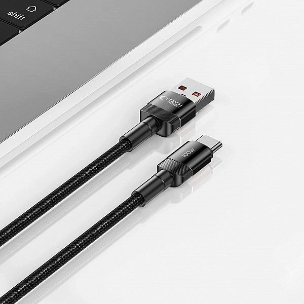 Kabel Tech-Protect UltraBoost Evo USB-C / USB-C 100W 5A 1m - czarny