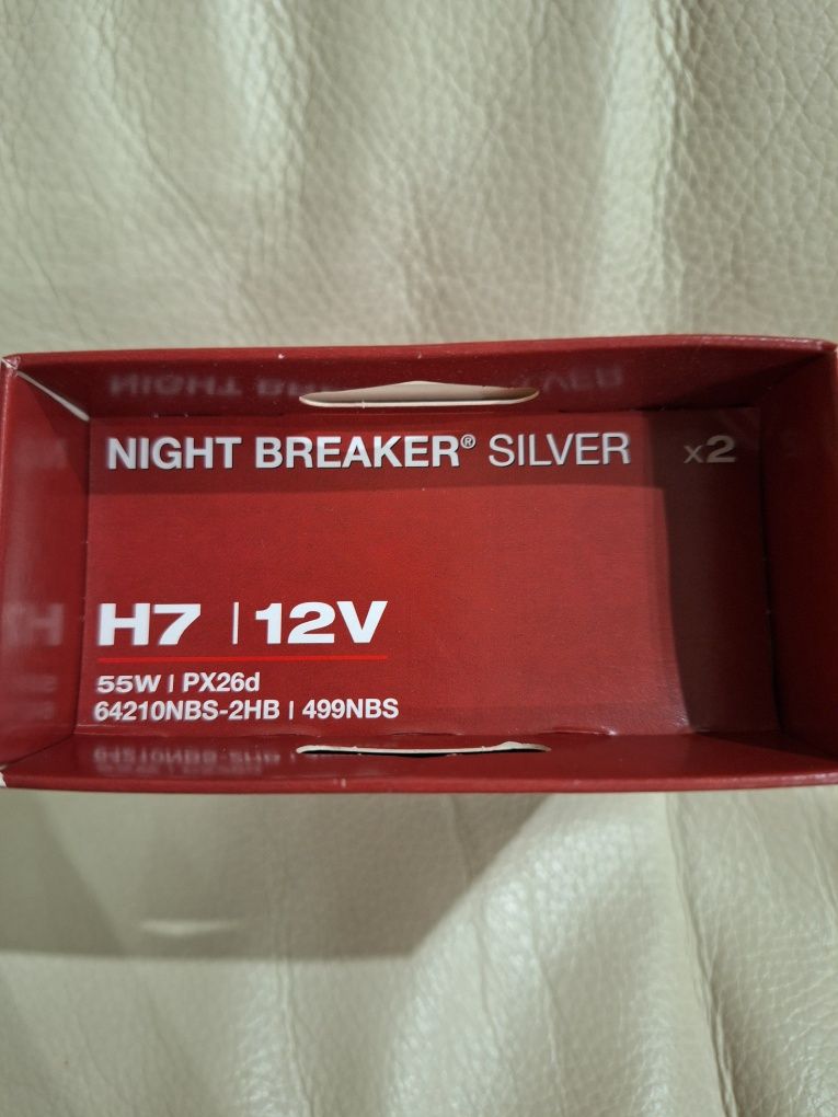 OSRAM Night Breaker Silver +100% H7 12V 55W