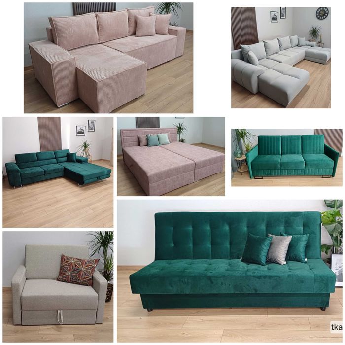 Narożnik Arteon U, rozkładany ,rogówka, kanapa dostawa 3-7dni PROMOCJA