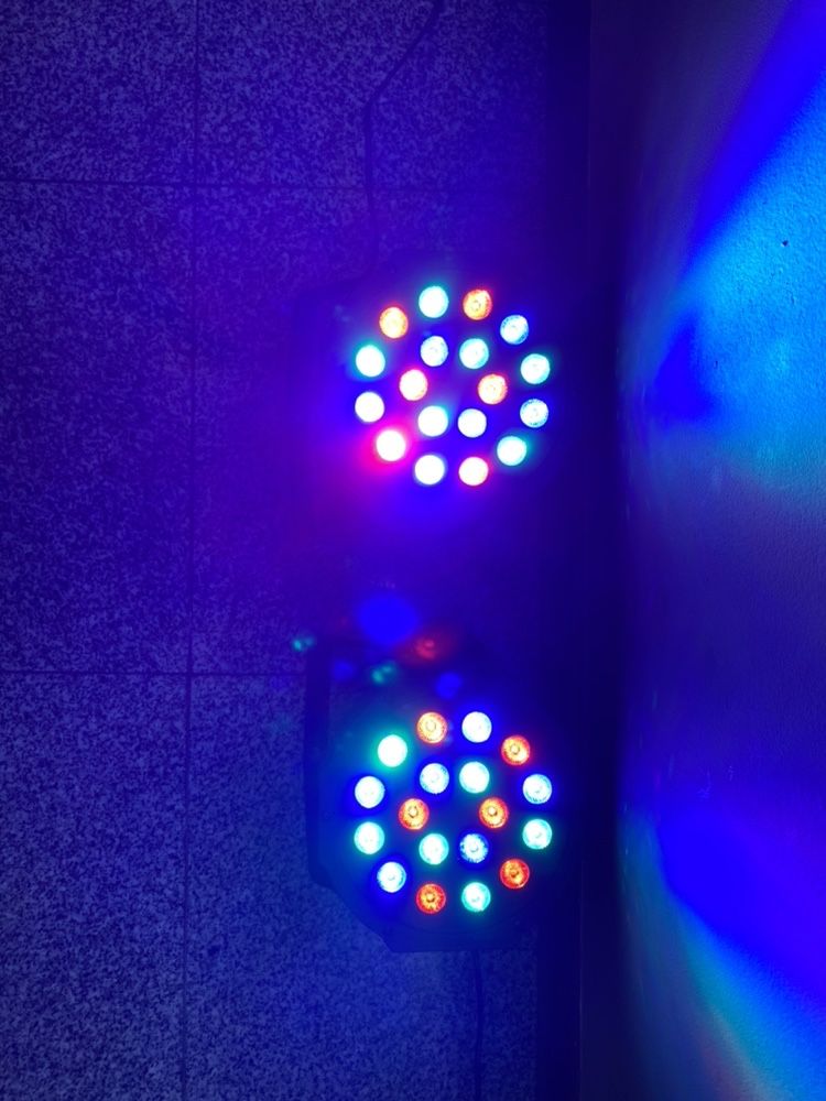 Projetor RGB 18 leds