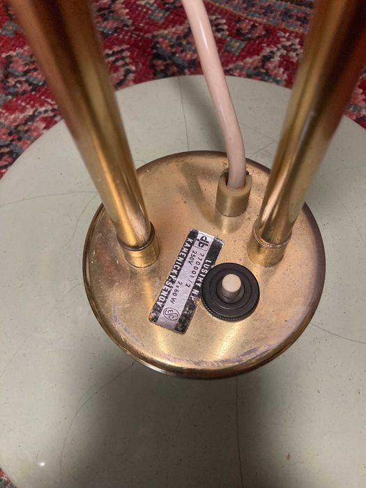 Piękna lampa Kamenicky Senov, ówczesna Czechosłowacja, lata 50. XX w