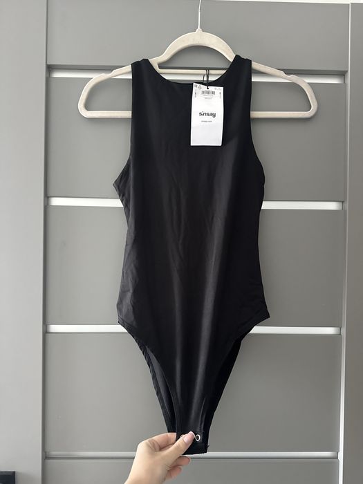 Czarne body sinsay rozm s nowe z metka