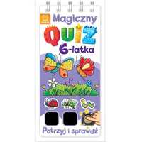 Magiczny quiz 6-latka. Potrzyj i sprawdź! KS0645