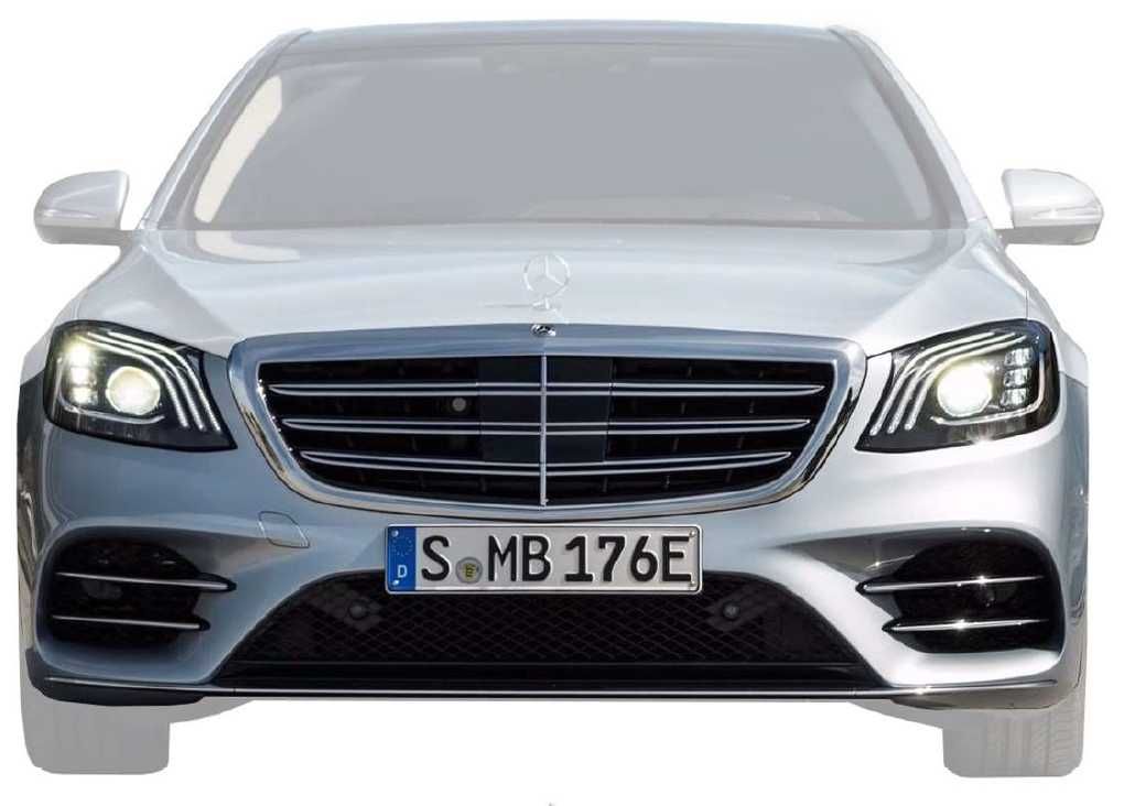 Бампер AMG пакет Mercedes S-Class W222 Рестайлинг S500 S550 S560