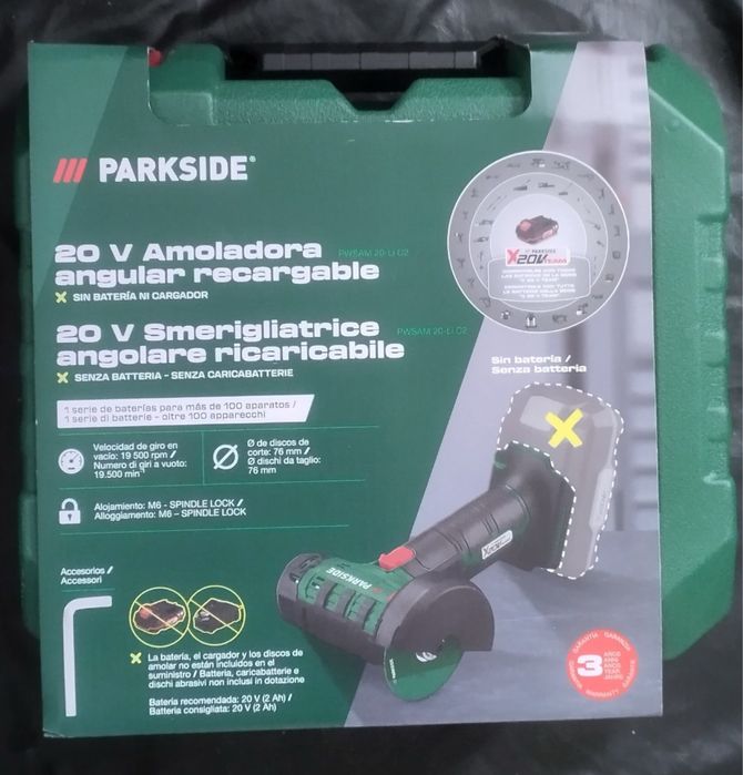 Rebarbadora Mini da Parkside - X20  Nova
