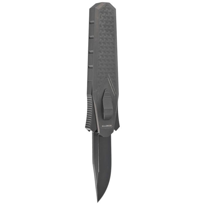 Nóż grawitacyjny Remette Swordfish Black DLC Titanium / Red Blue