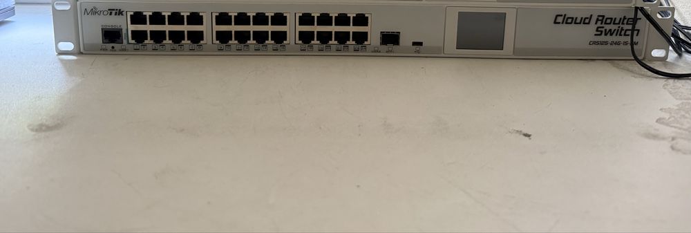 Mikrotik CRS125-24G-1S-RM та 2 SFP модуля
