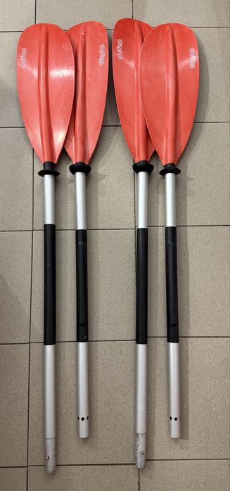 Kajak Itiwit 3 os w zwstawie wiosła Bravo i kamizelka.