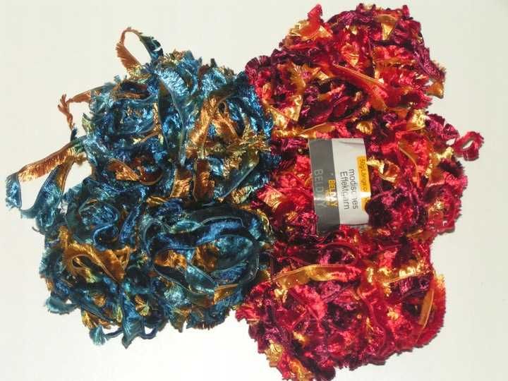 Włóczka dekoracyjna kolorowa 25 dkg.Nr 30